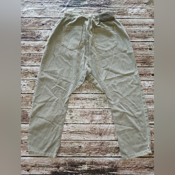 ONETEASPOON Shabbies Drawstring Boyfriend Pants Size XS - Picture 2 of 6